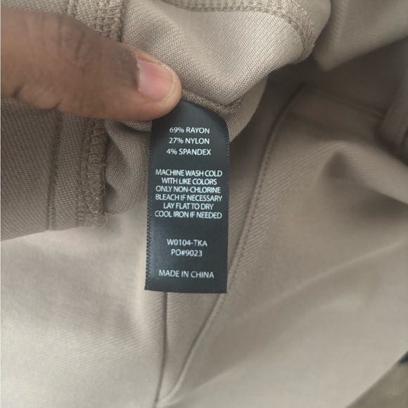 NWOT Betabrand Petite Dress Pant Bootcut Yoga pull on Pant Cream Size 2XLP - Picture 4 of 7